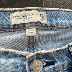 Abercrombie & Fitch Light Blue Denim Boyfriend Jeans